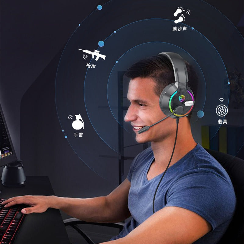 SoulBytes S19 RGB Wired Gaming Headset with Microphone
