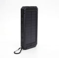 10,000mAh Rugged Solar Power Bank with Dual LED Flashlight & Compass