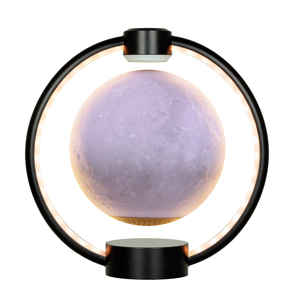 Magnetic Levitating Moon & Star Bluetooth Speaker Lamp