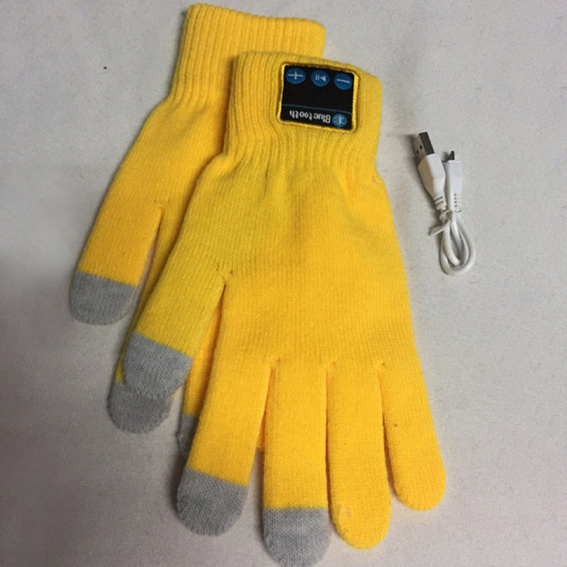 Bluetooth Touchscreen Winter Gloves with Built-In Audio