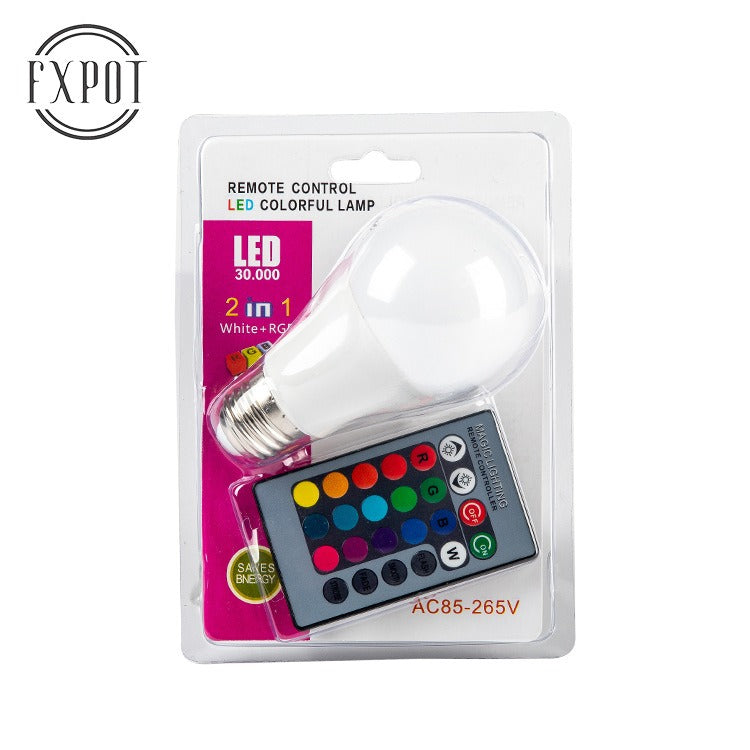 RGBW Remote Control LED Smart Bulb