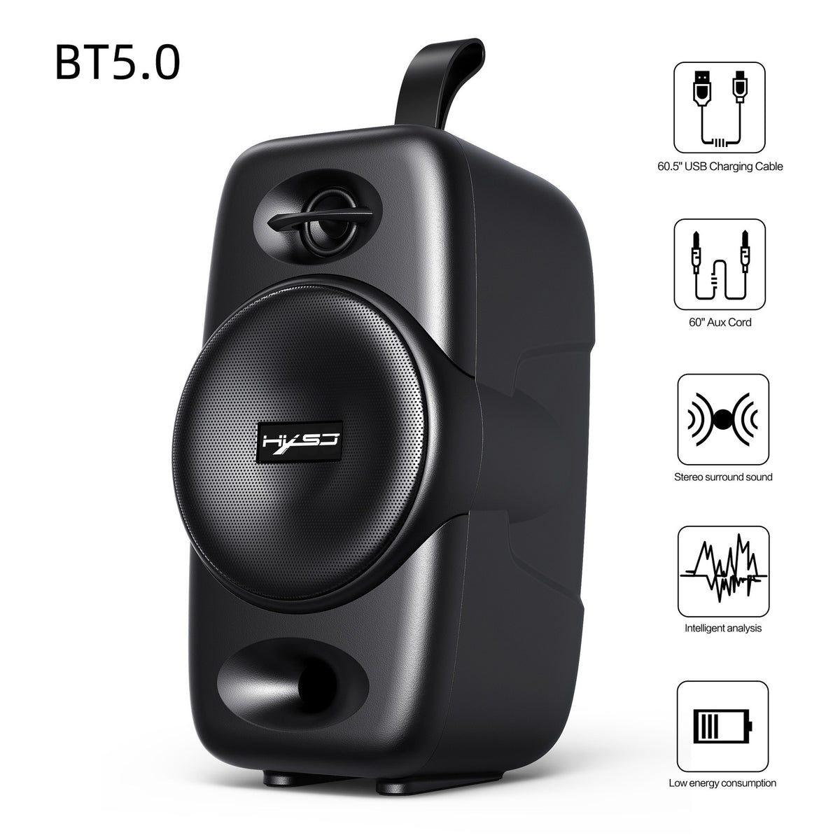 Portable Bluetooth 5.0 Wireless Speaker