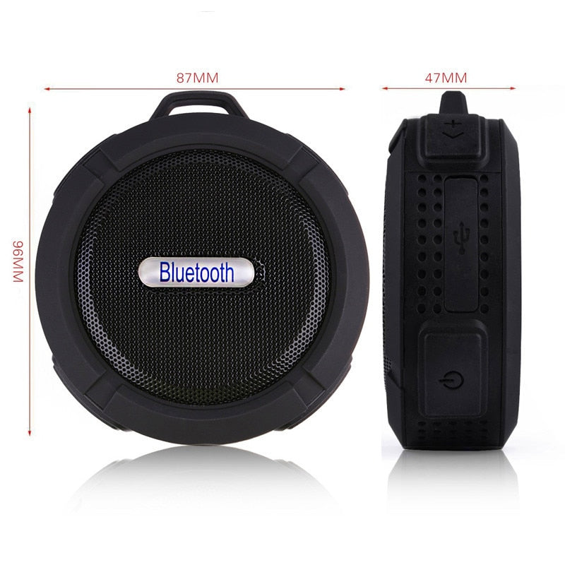 Portable Mini Bluetooth Outdoor Speaker with Carabiner