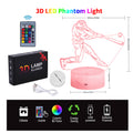 3D Baseball RGB Night Light – 16 Color Touch & Remote Control