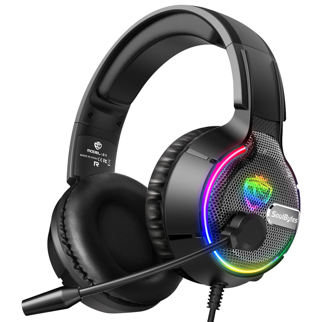 SoulBytes S19 RGB Wired Gaming Headset with Microphone