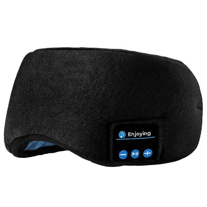 Bluetooth 5.0 Sleep Mask Headphones – Wireless Stereo Eye Mask