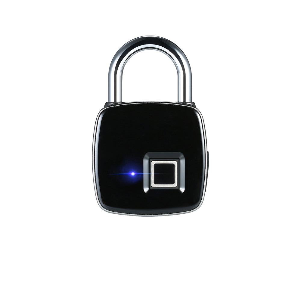 Smart Fingerprint Security Padlock – Rechargeable IP65 Keyless Lock