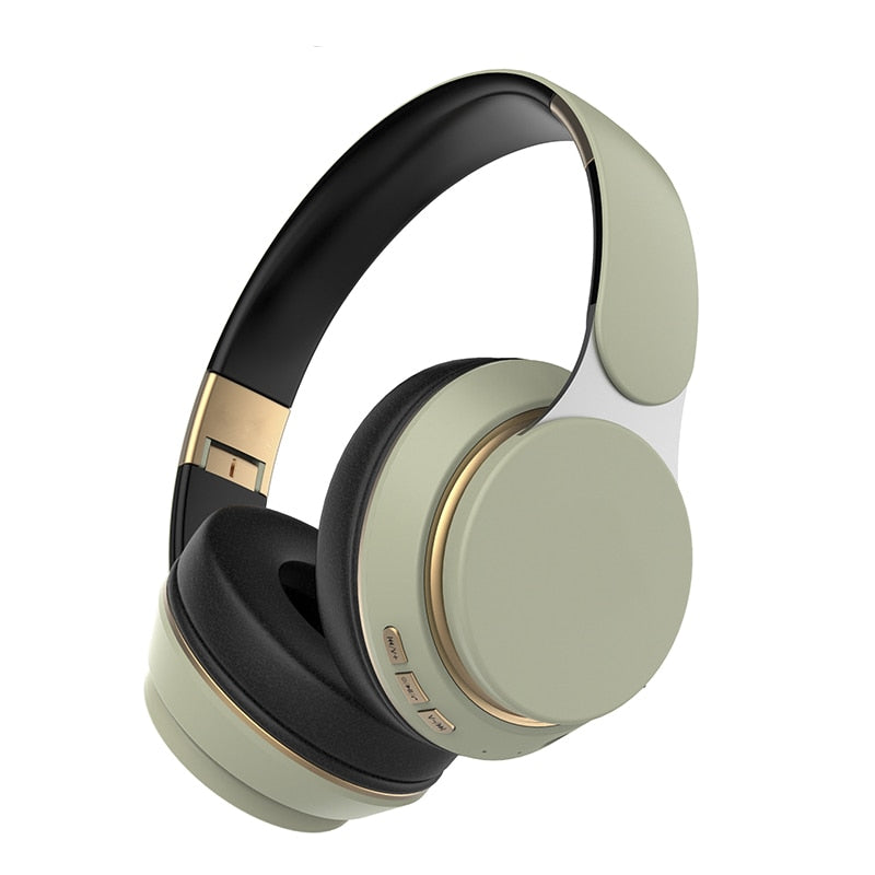 Tourya T7 Wireless Bluetooth Headphones – Foldable Over-Ear Headset with Deep Bass