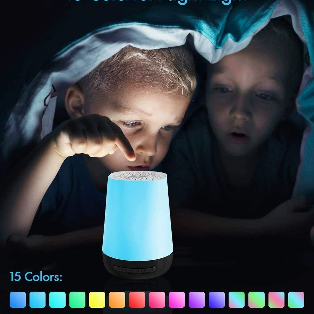 Smart White Noise Sleep Machine & RGB Night Light
