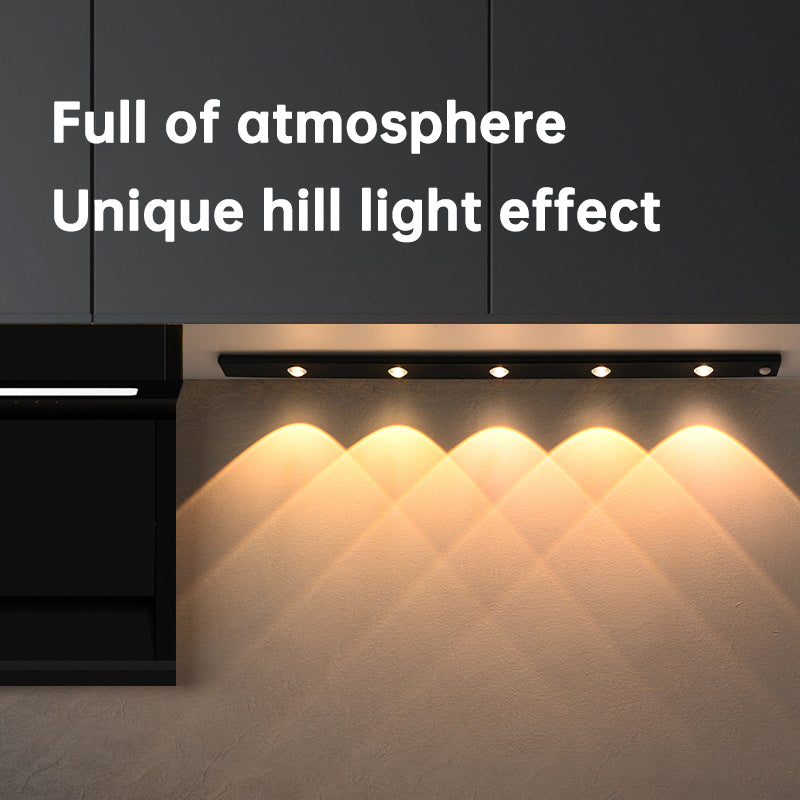 Rechargeable Motion Sensor LED Cabinet Light – 3-Color Dimmable