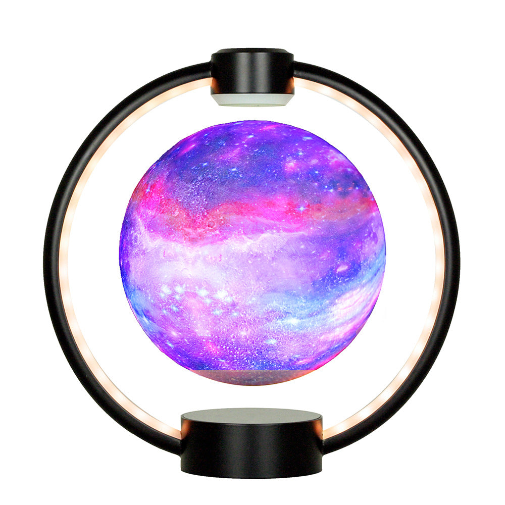 Magnetic Levitating Moon & Star Bluetooth Speaker Lamp