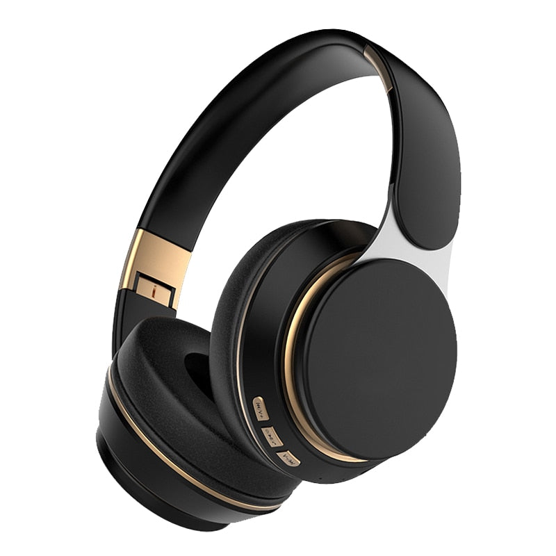Tourya T7 Wireless Bluetooth Headphones – Foldable Over-Ear Headset with Deep Bass