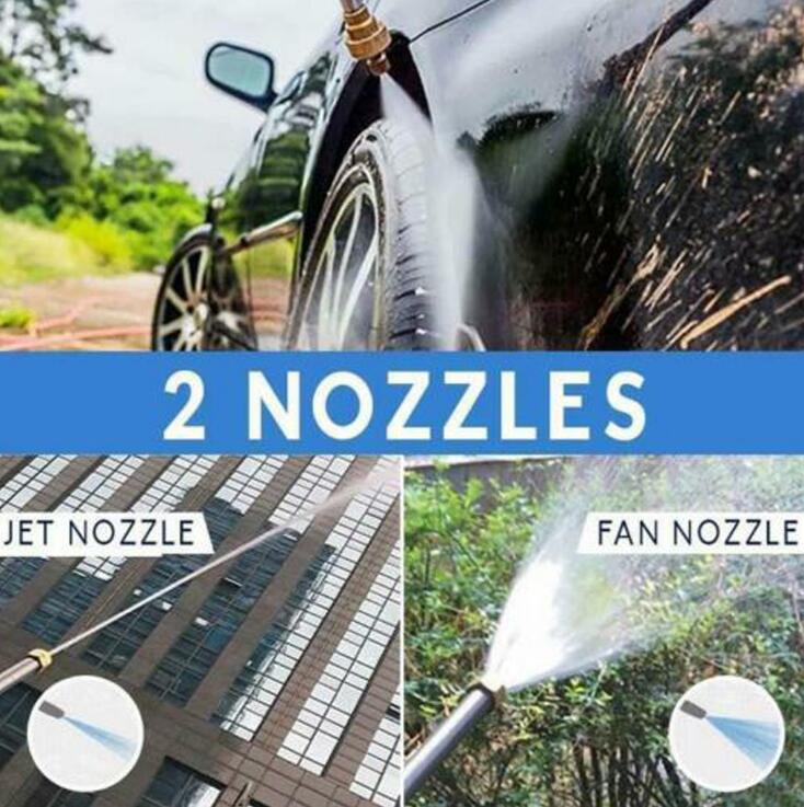 2-in-1 High Pressure Water Jet Washer Wand for Car & Outdoor Cleaning