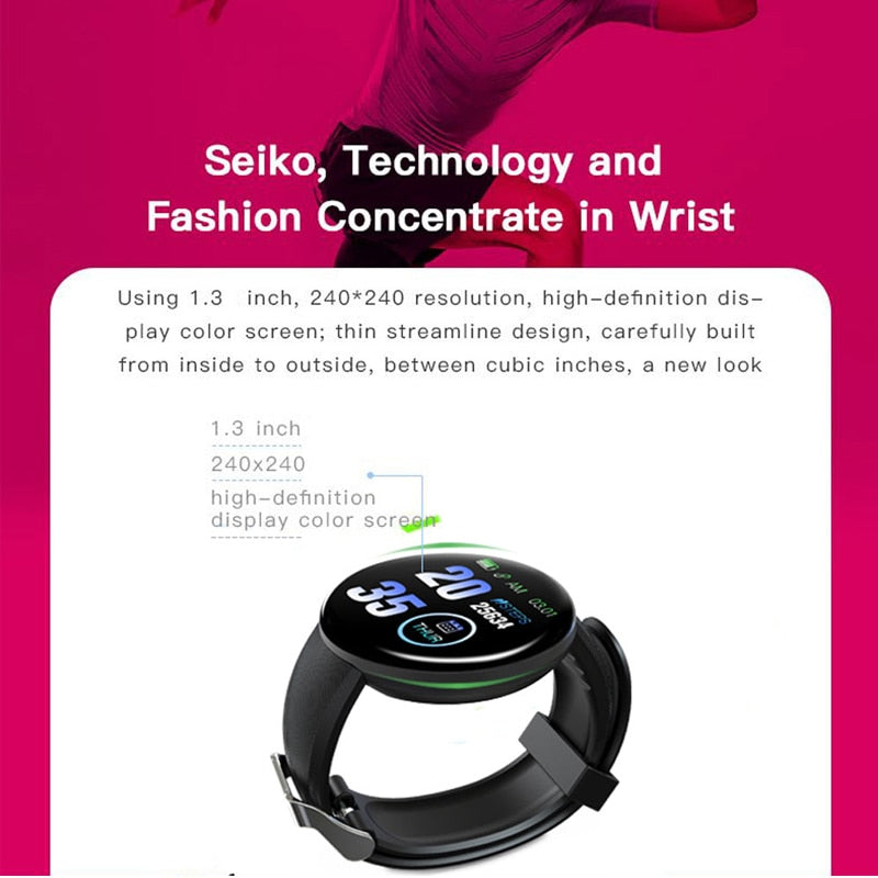 AntLabs Pulse D18 Smart Watch – Fitness & Health Tracker