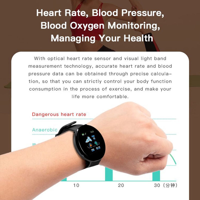 AntLabs Pulse D18 Smart Watch – Fitness & Health Tracker