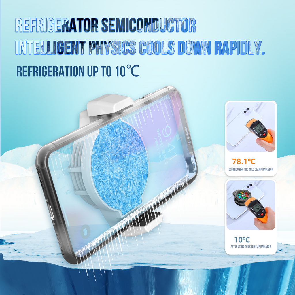 P10 RGB Semiconductor Gaming Phone Cooler
