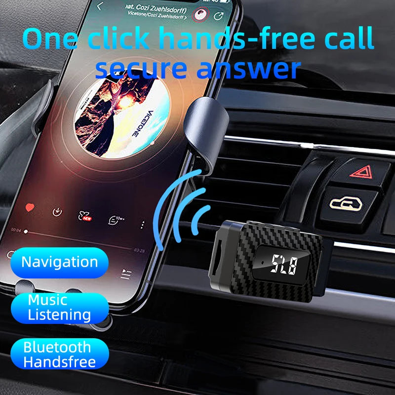 Bluetooth 5.3 Car Audio Receiver & FM Transmitter – W3