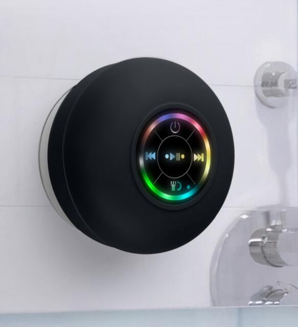 RGB Waterproof Bluetooth Shower Speaker