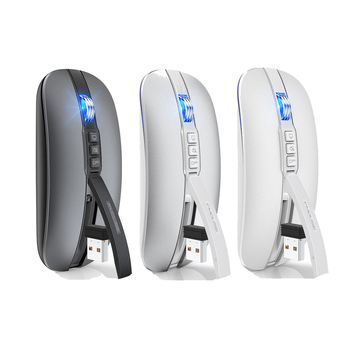 M113 Dual-Mode Wireless Rechargeable Mouse – Bluetooth 5.1 & 2.4GHz
