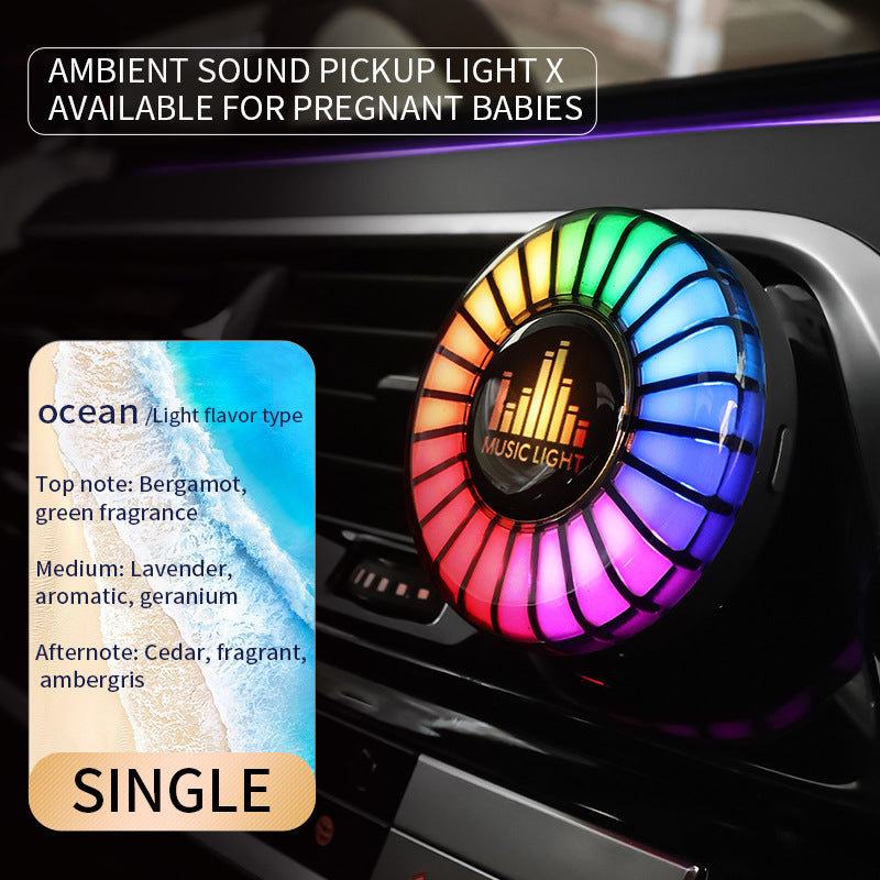 Smart RGB Car Vent Aroma Diffuser – Music Sync Ambient Light
