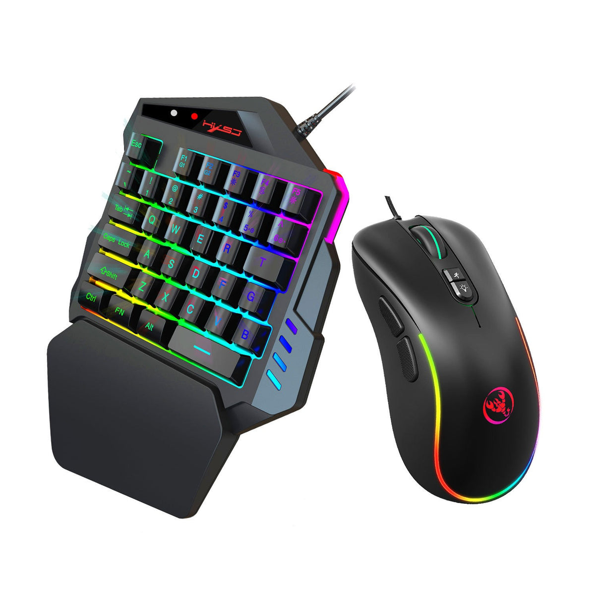 V500 RGB One-Handed Gaming Keyboard & Console Converter