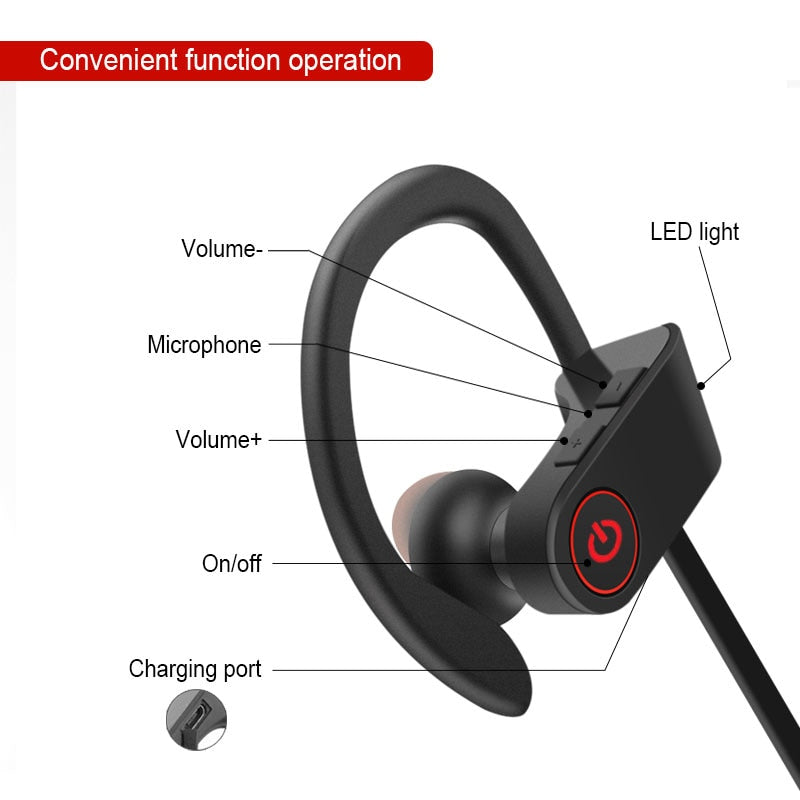 SportBass Pro Bluetooth Earphones