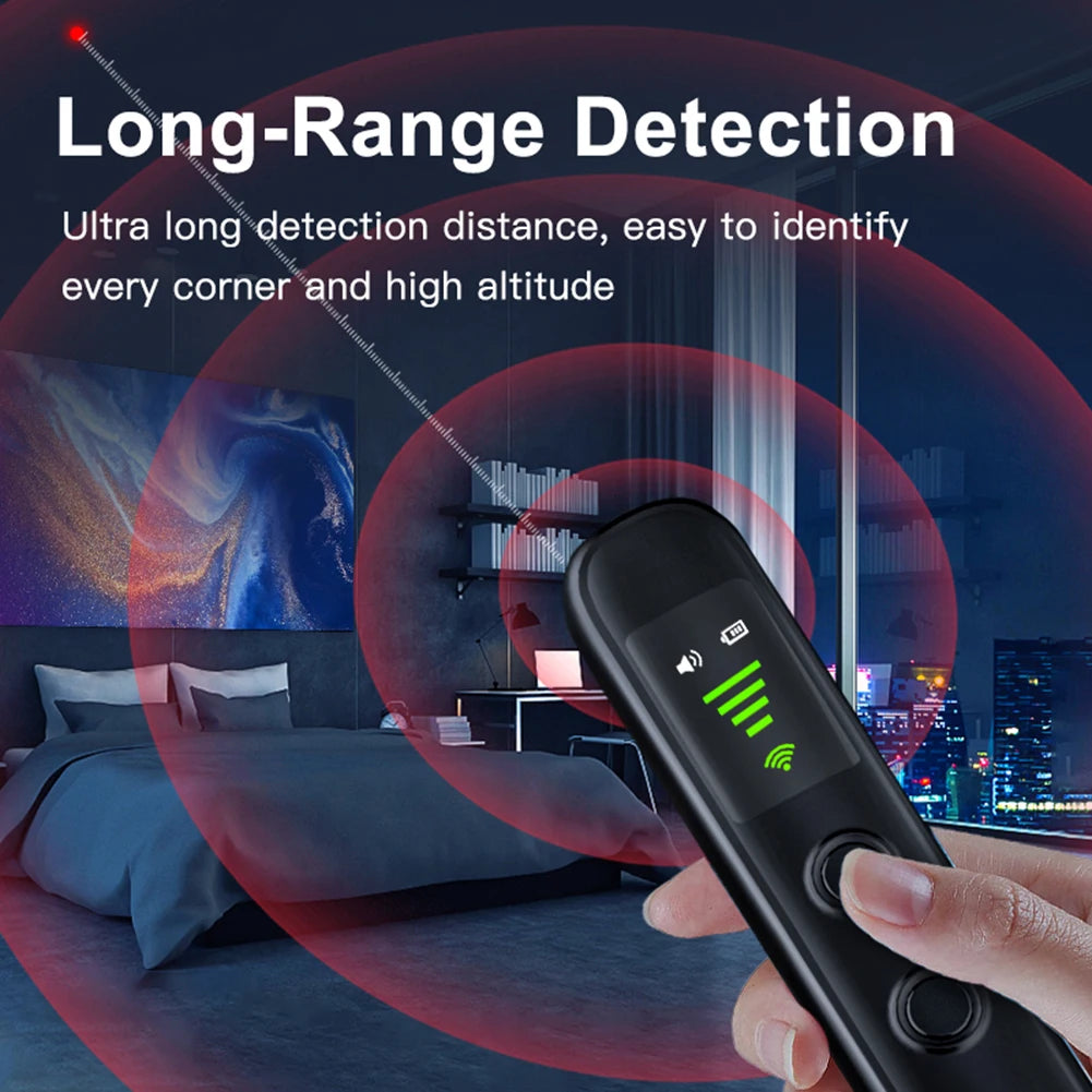 T66 Portable RF Signal & Hidden Camera Detector – GPS Tracker Scanner