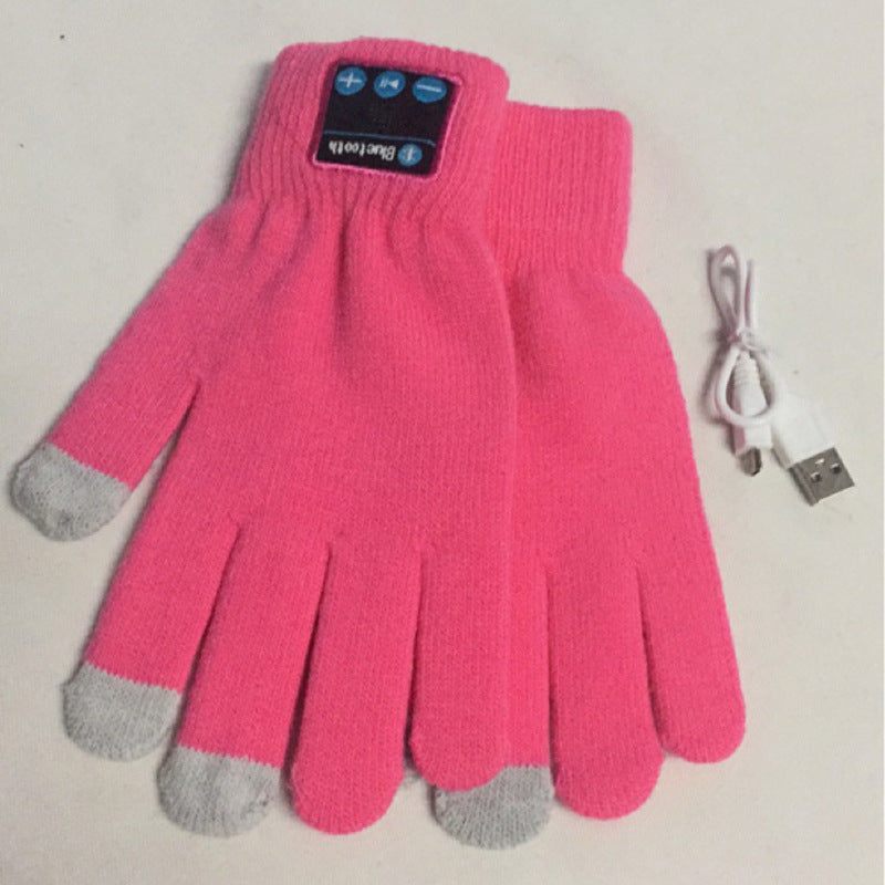 Bluetooth Touchscreen Winter Gloves with Built-In Audio