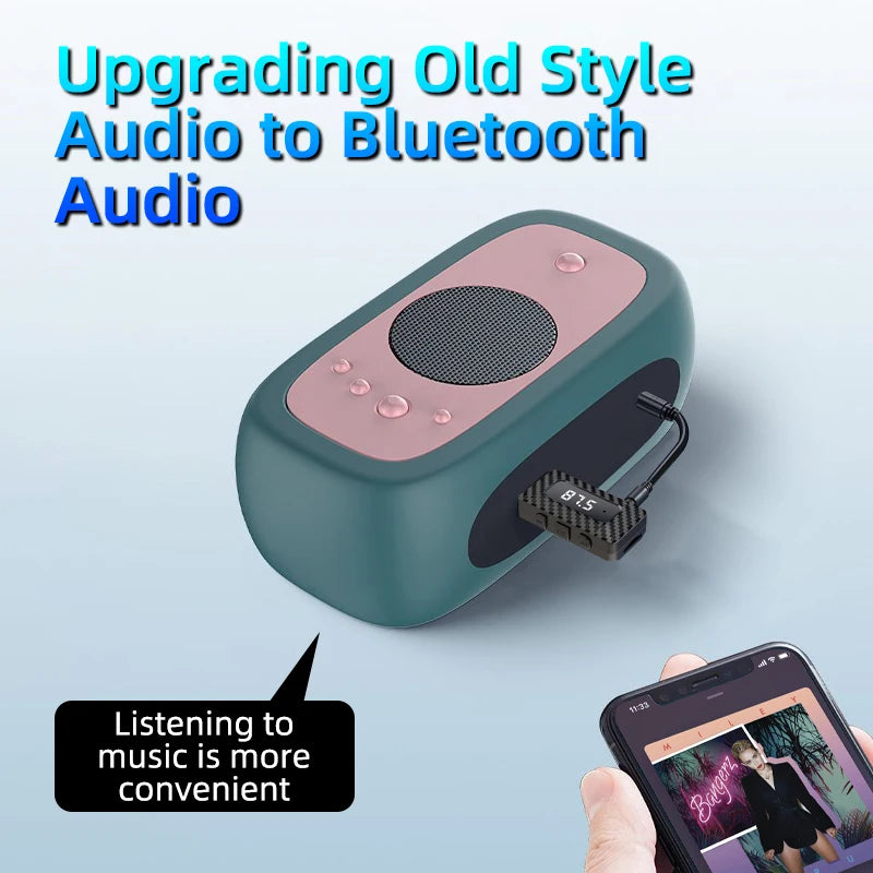 Bluetooth 5.3 Car Audio Receiver & FM Transmitter – W3