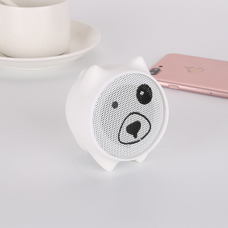 Cute Cartoon Mini Bluetooth Speaker with TWS