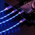 3-in-1 LED Flowing Light Multi Charging Cable – 1.2m