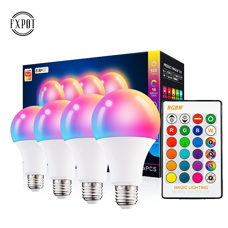 RGBW Remote Control LED Smart Bulb