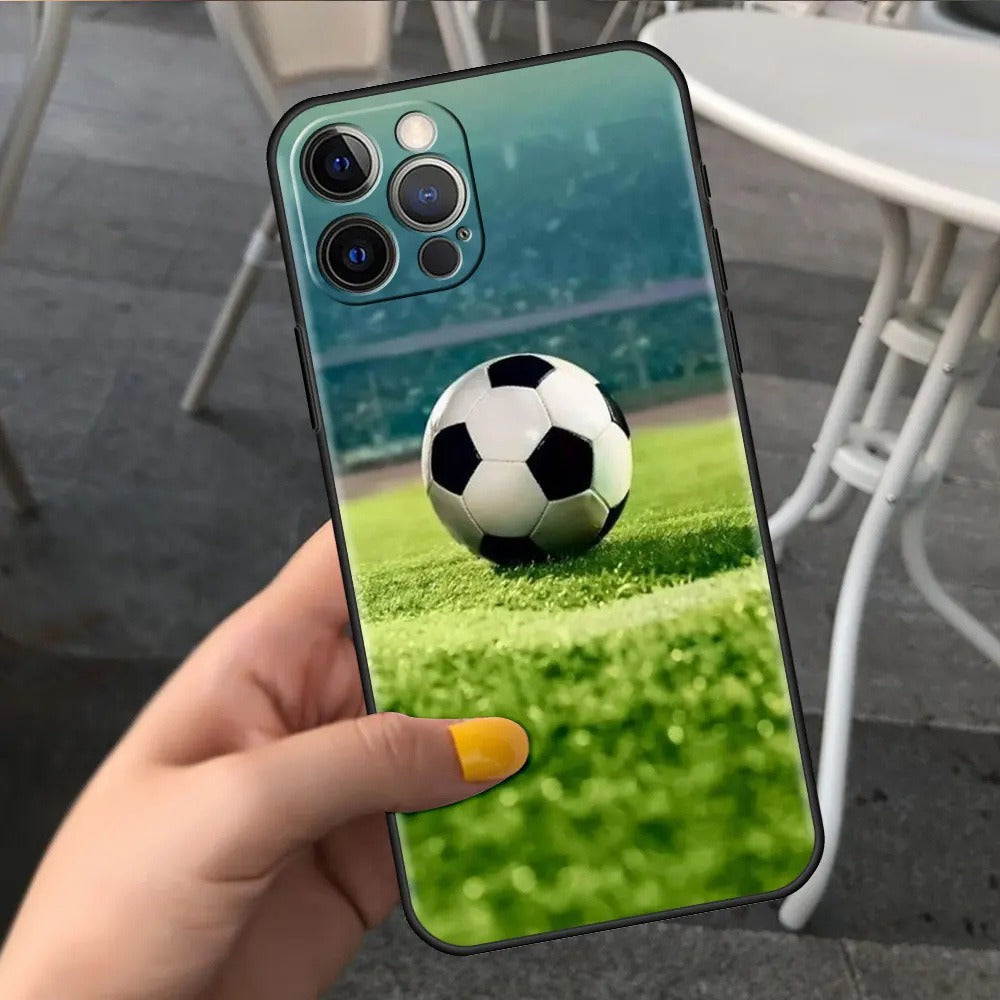 Football Graphic TPU Phone Case for iPhone