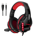 S11 50mm Wired Gaming Headset with Noise-Reducing Microphone & LED Lighting
