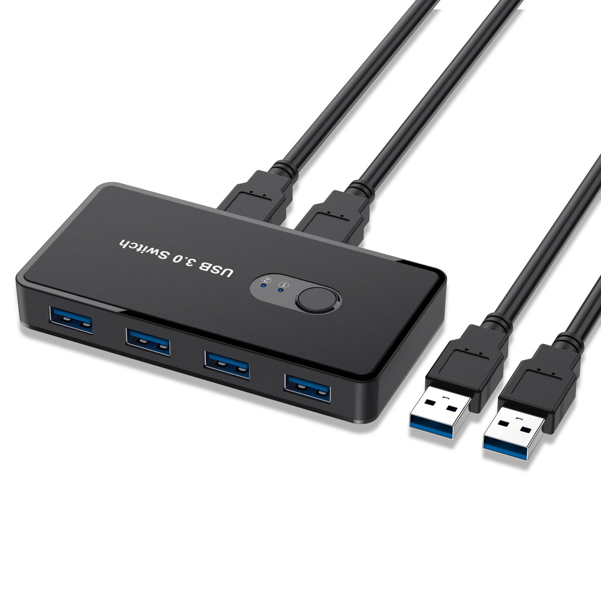 4-Port USB 3.0 Sharing Switch for 2 Computers