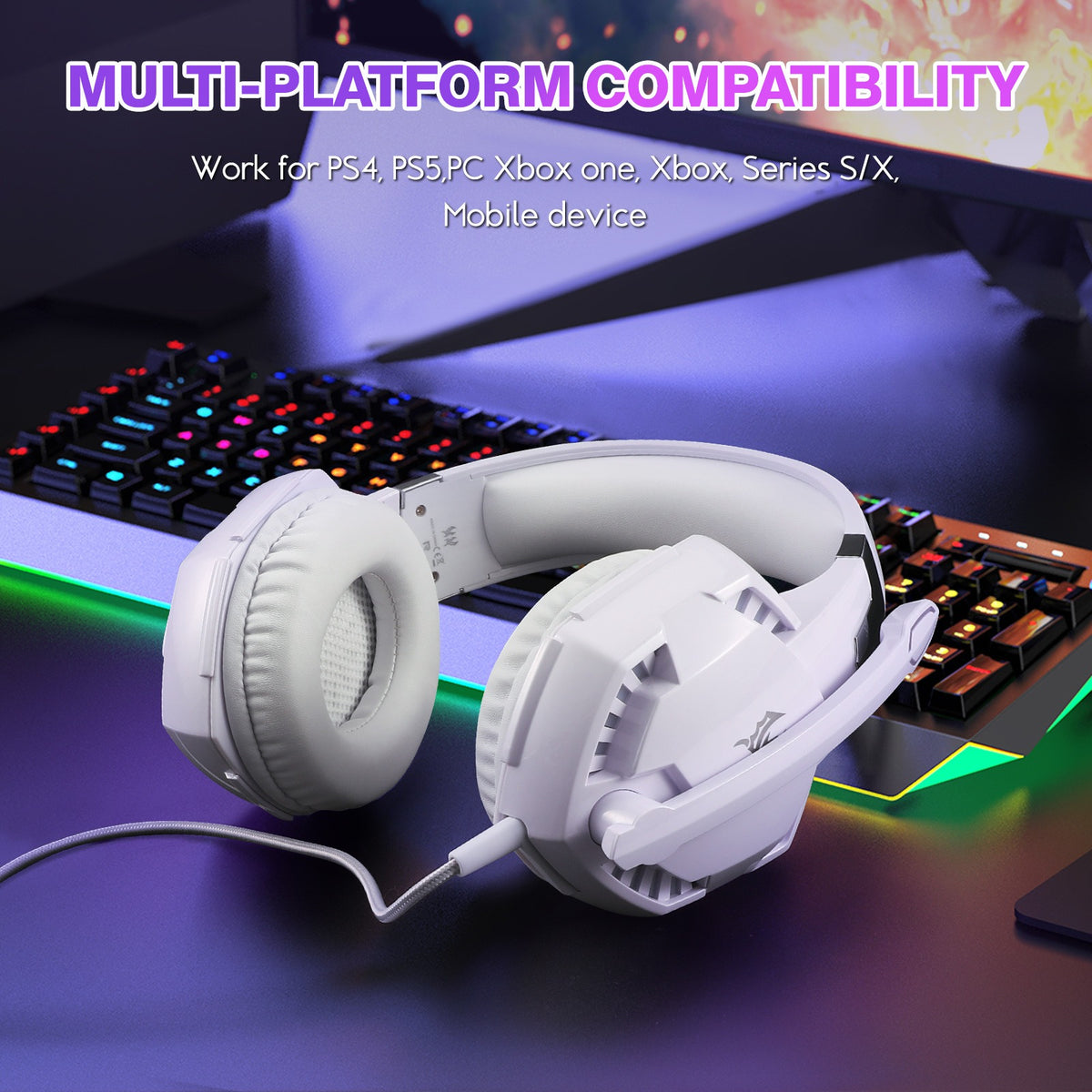 AntLabs G2000 LED Gaming Headset with 50mm Drivers