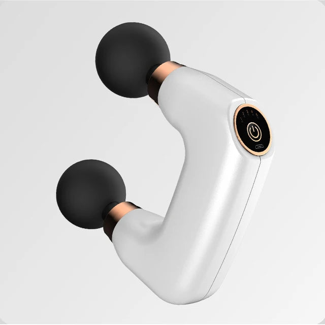 Dual-Head Rechargeable Massage Gun – 5-Speed Muscle Massager