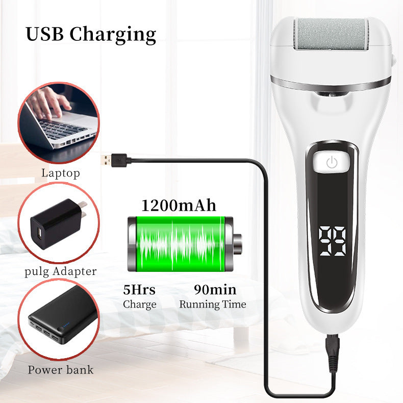 Rechargeable Electric Foot Callus Remover & Pedicure Care Kit