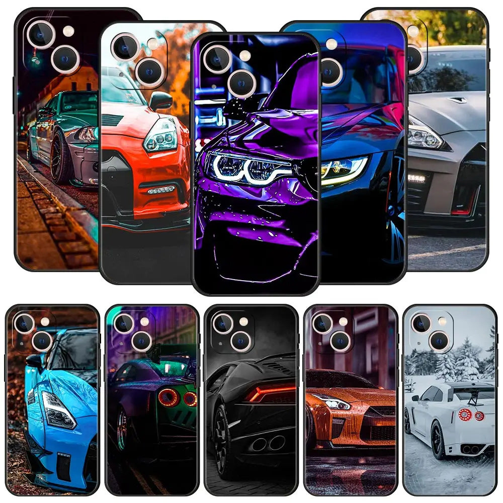 Performance Car Graphic iPhone Case – Shockproof TPU