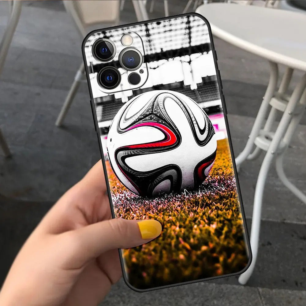 Football Graphic TPU Phone Case for iPhone
