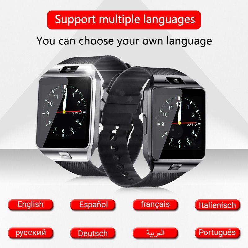 DZ09 Bluetooth Smartwatch with SIM Card, Camera & Fitness Tracking