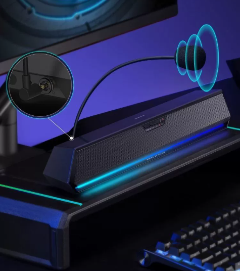 G1500 USB RGB Desktop Gaming Soundbar with Microphone