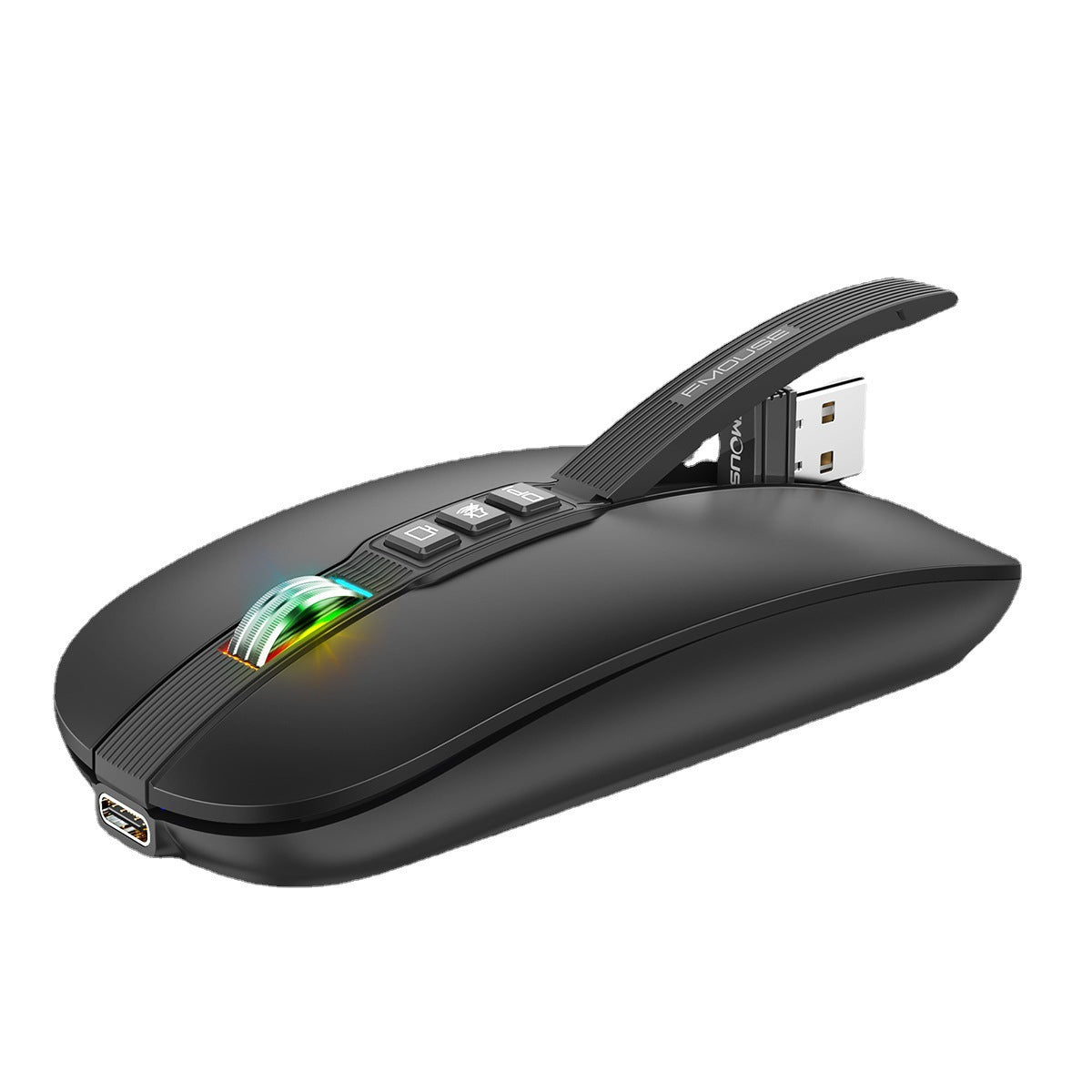 M113 Dual-Mode Wireless Rechargeable Mouse – Bluetooth 5.1 & 2.4GHz
