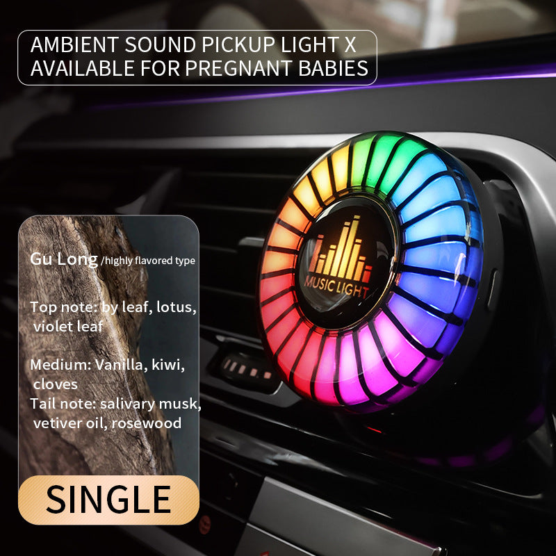 Smart RGB Car Vent Aroma Diffuser – Music Sync Ambient Light