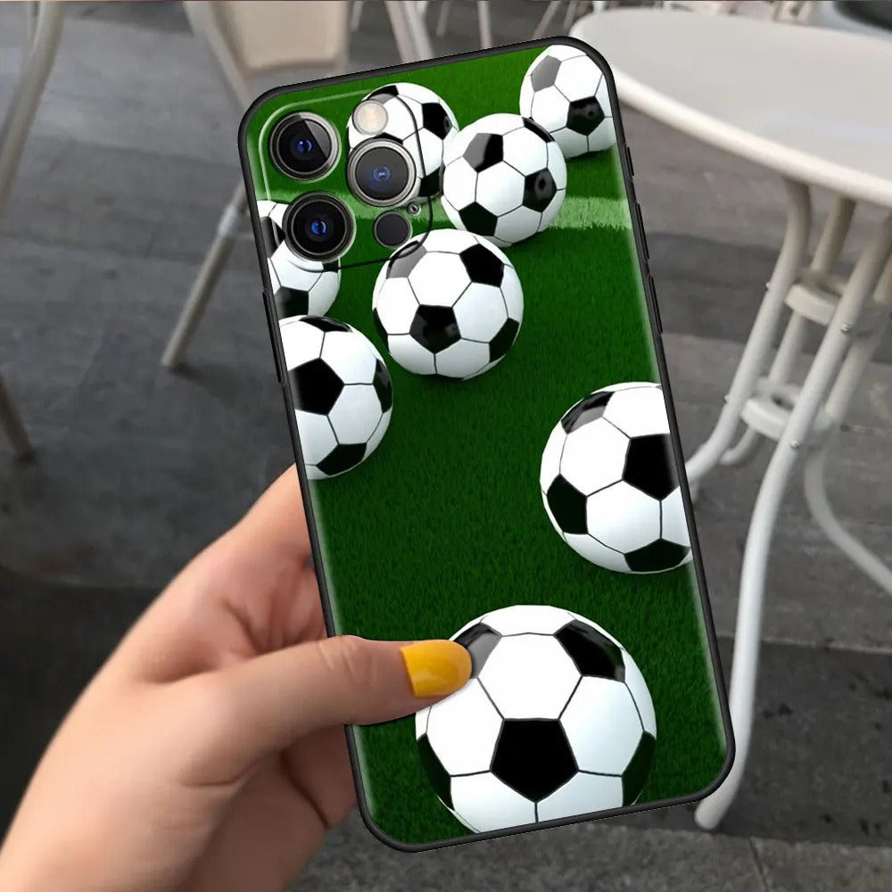Football Graphic TPU Phone Case for iPhone