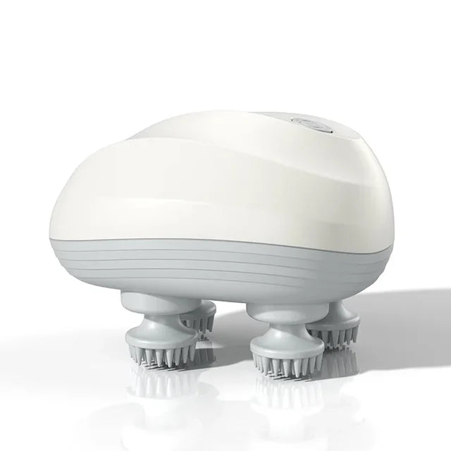 Rechargeable Electric Scalp Massager – 4-Head Deep Kneading Massage