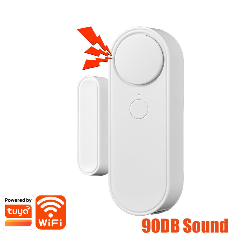 Smart WiFi Door & Window Sensor with 90dB Alarm