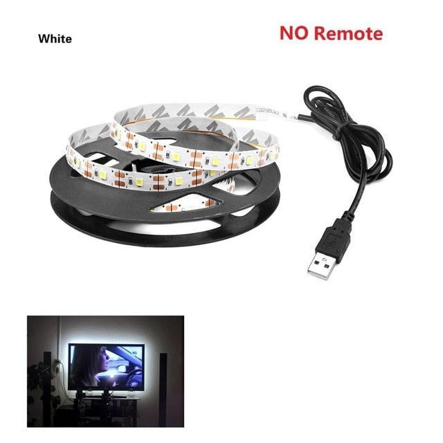 USB RGB LED TV Backlight Strip with Remote – 5V