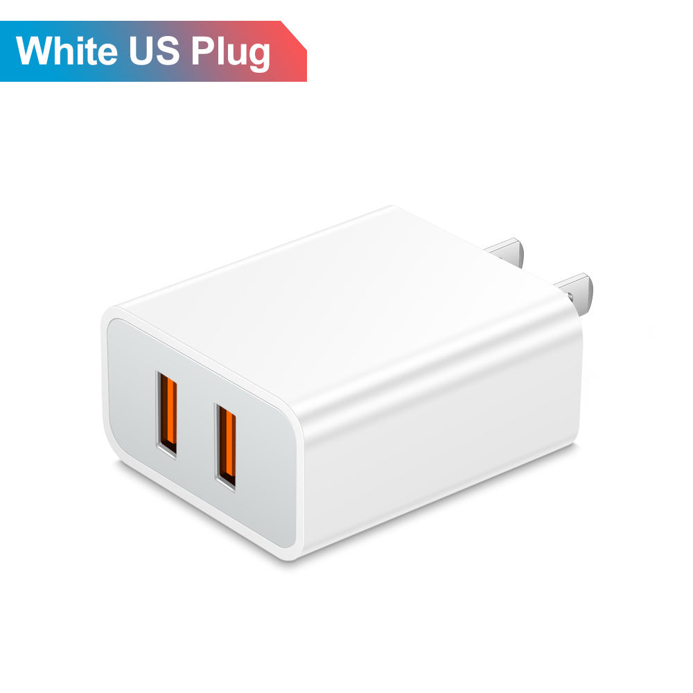 Dual USB 2.4A Fast Charging Wall Charger