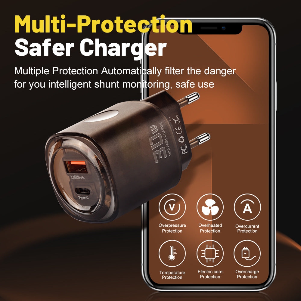 AntLabs Dual-Port USB-C & USB Fast Charger